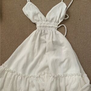 Elegant White Mini Dress